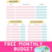 Transform Your Finances: Free Monthly Budget Planner