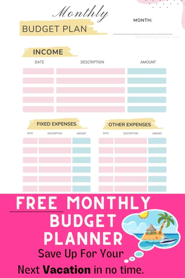 Transform Your Finances: Free Monthly Budget Planner