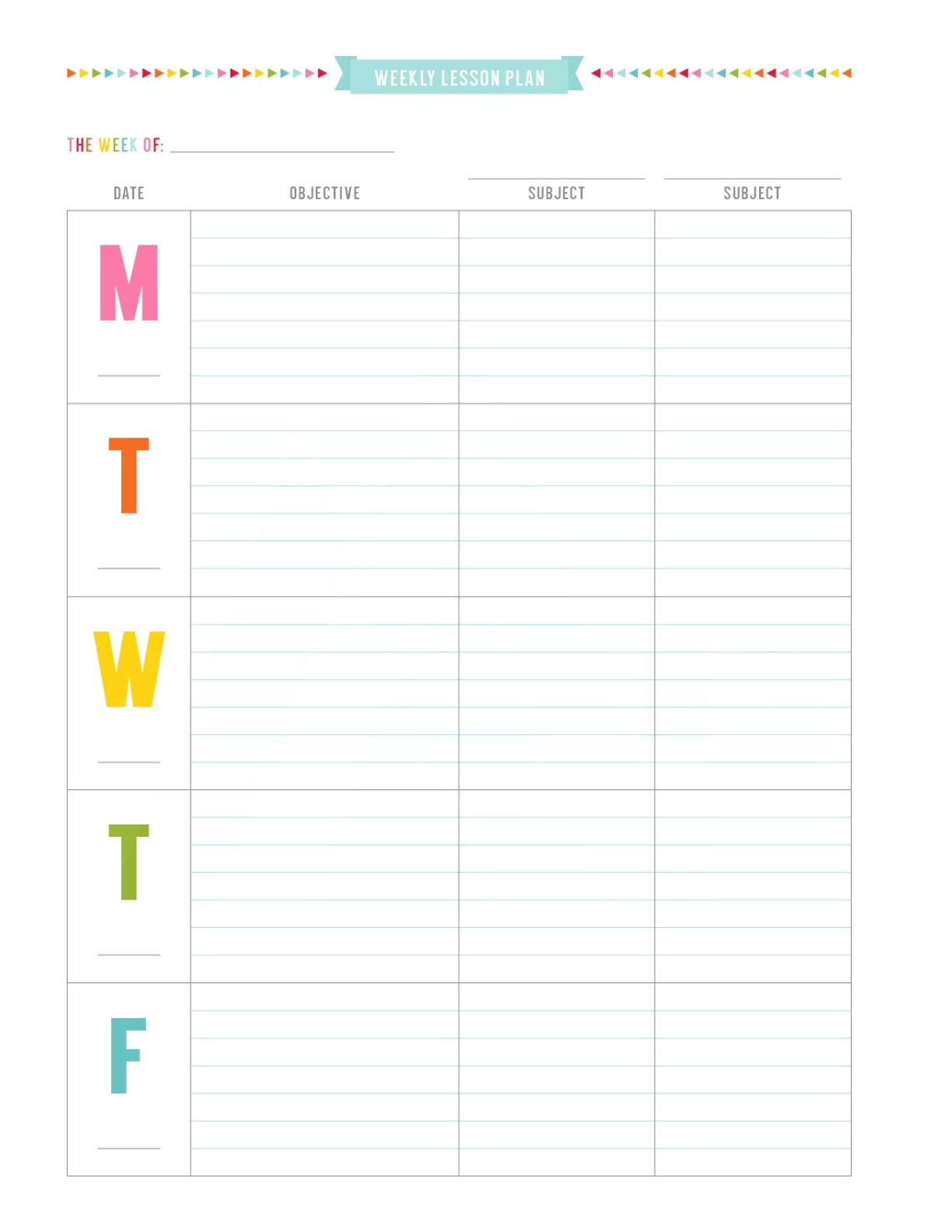 Lesson Planning Organized