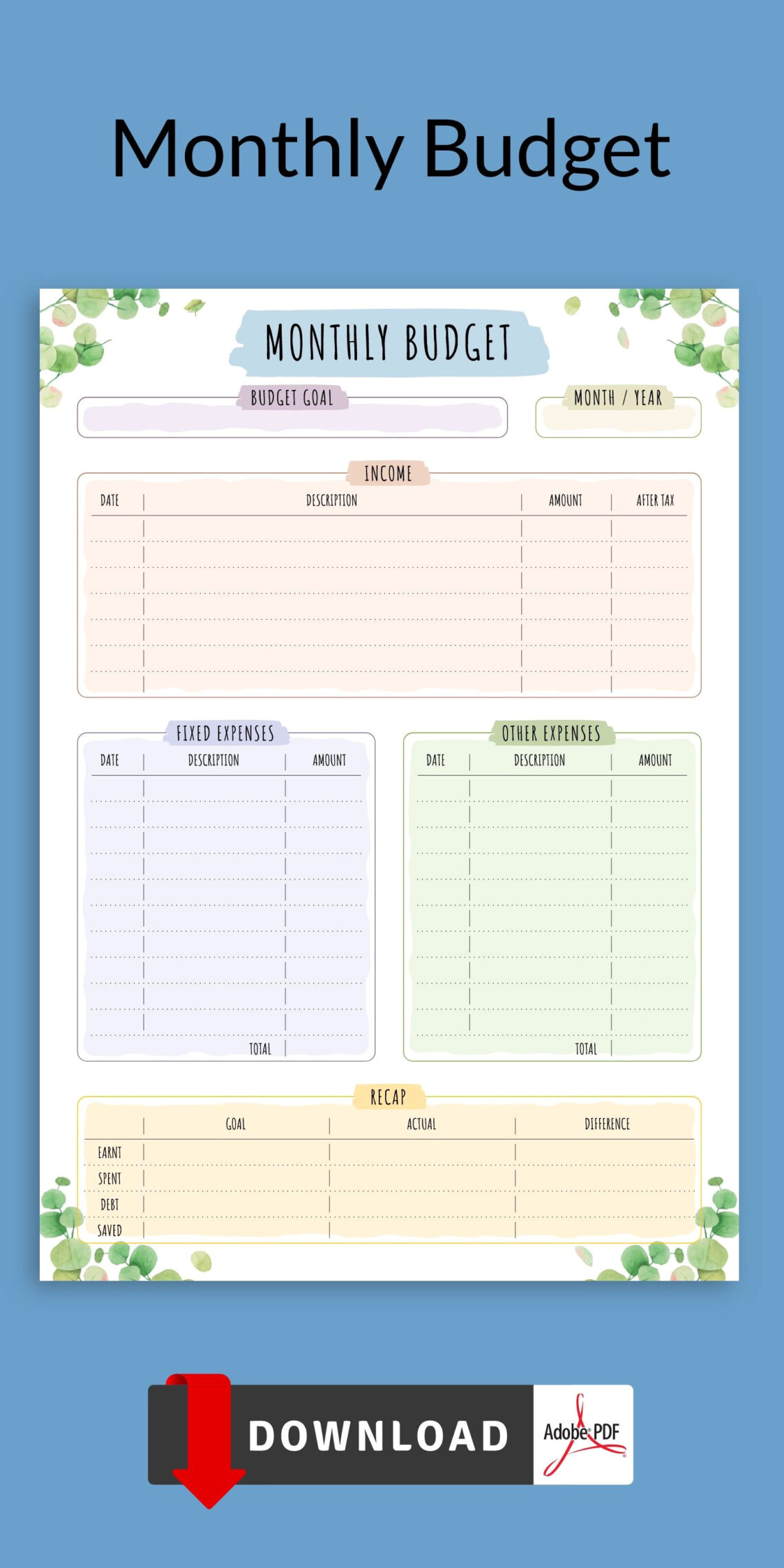 Transform Your Finances with a 30-Day Budget Plan