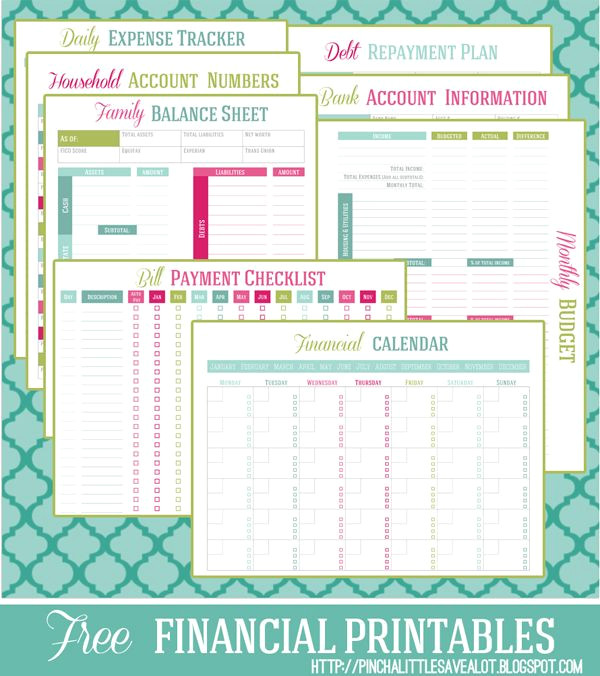 20 Free Organizational Printables for a New Year