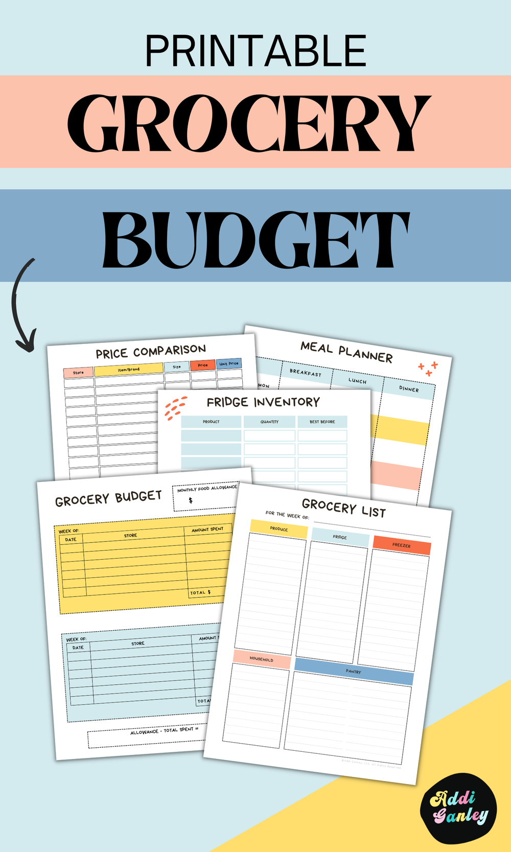 Slash Your Grocery Bill with a Free Printable Budget Template