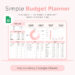 Easy Budget Planner for Beginners: Track Goals, Save Money