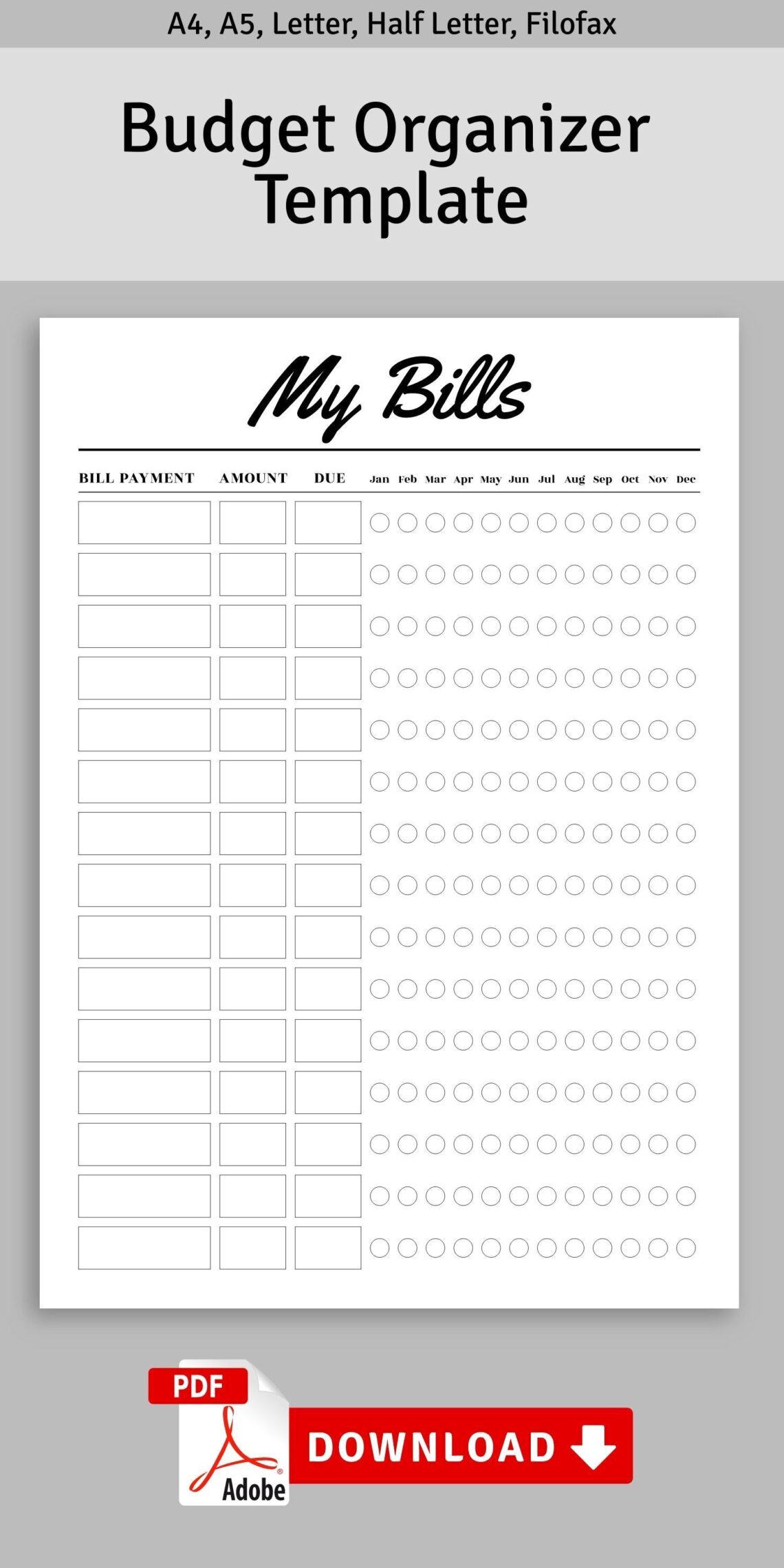 Master Your Budget with These 3 Simple Templates