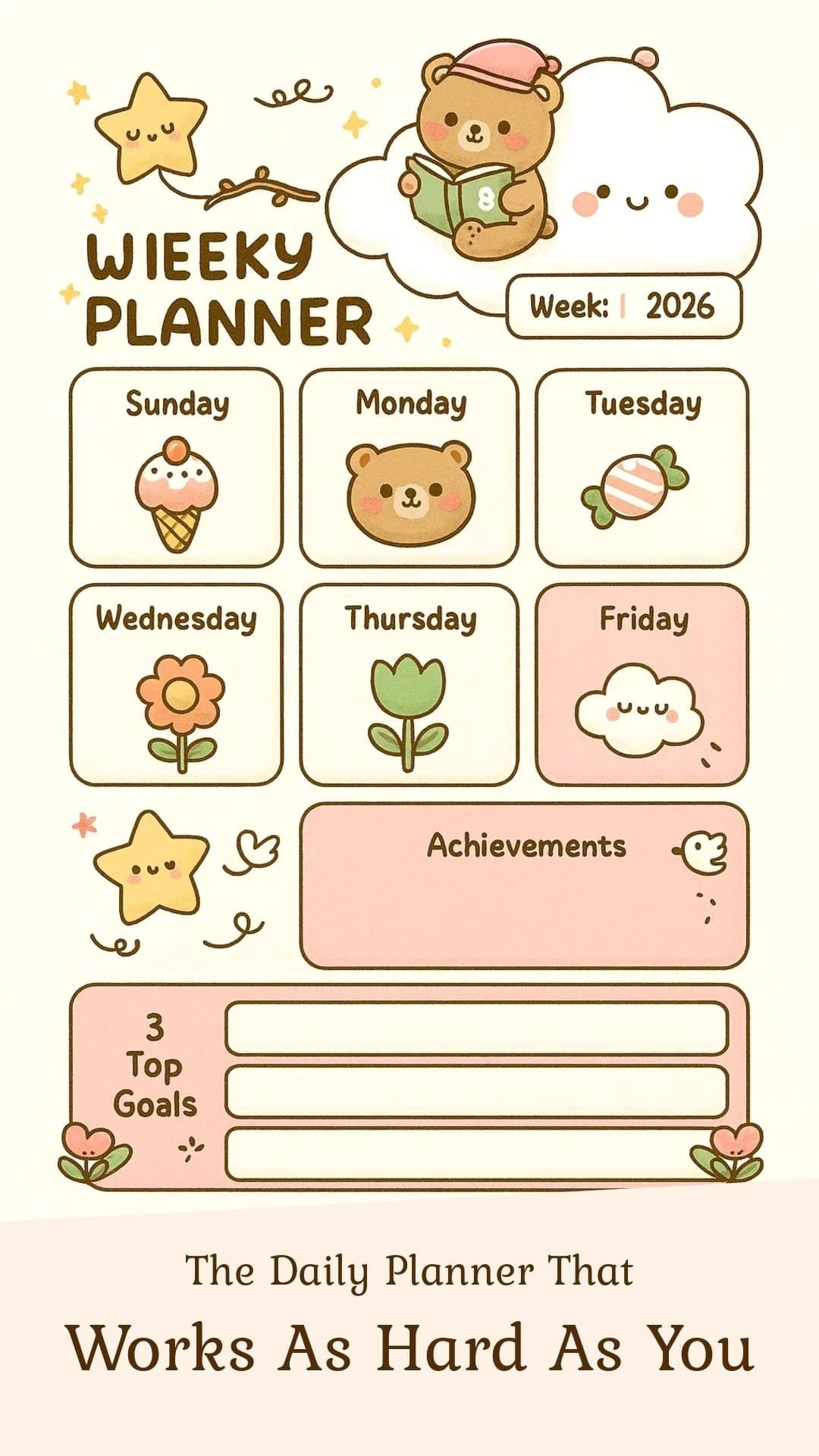 Master Your Weekly Planner for Blissful Productivity