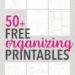 Transform Your Space with 300+ FREE Printable Organizers