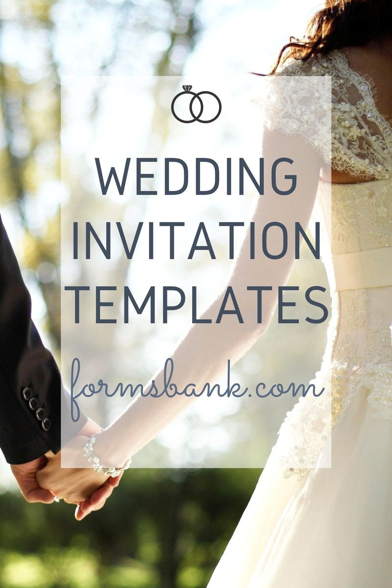 Free Wedding Invitation Templates: 41 Stunning Designs to Download