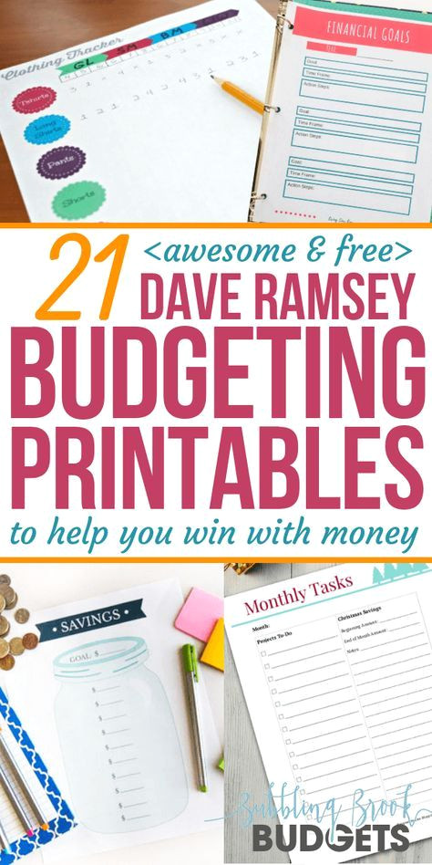 Win Big with Money: 25 Free Budgeting Printables
