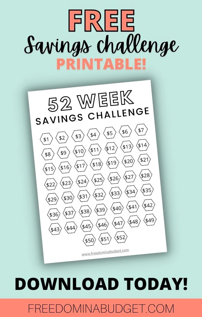 Double Your Savings in 1 Year with This Simple Printable Plan