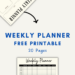 Boost Productivity with These 10+ Essential Weekly Planners