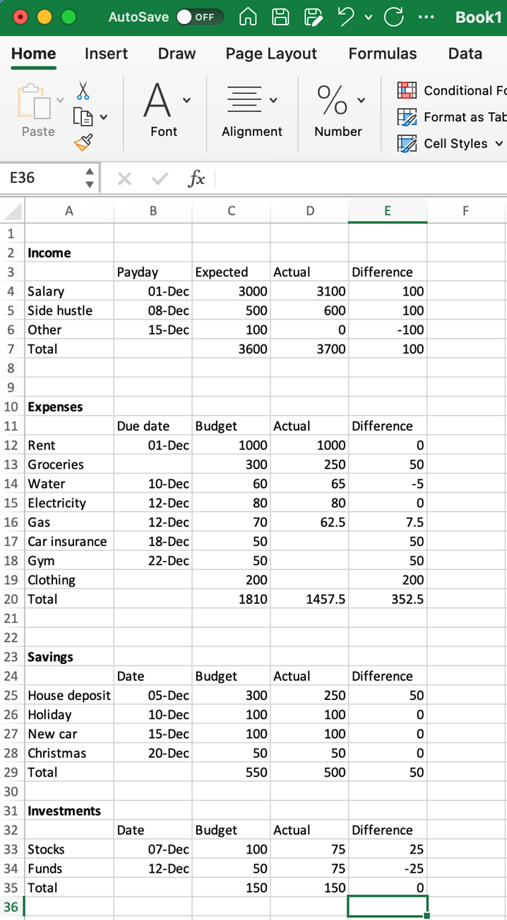Create a Budget in Excel: Step-by-Step Tutorial