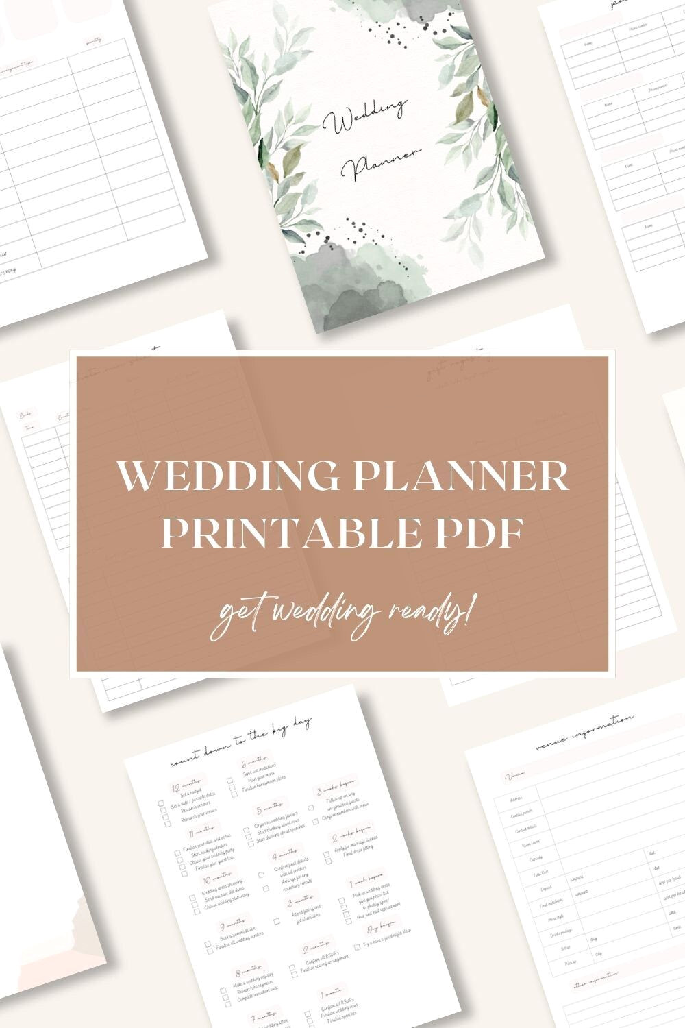 Plan Your Dream Wedding with Our Instant Download Template
