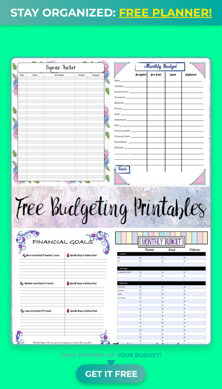 Get Out of Debt in Just 30 Minutes a Day with This FREE Budget Planner!
