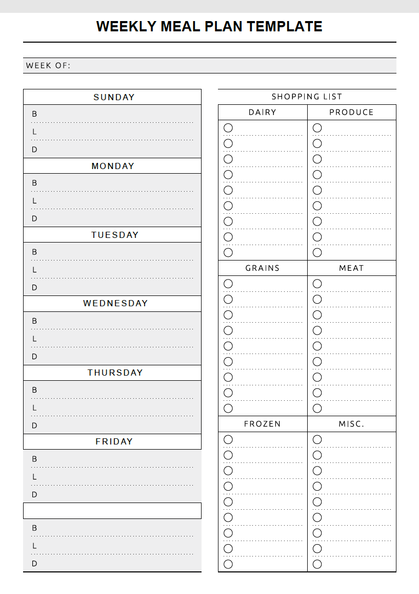 Epic Meal Prep: 1-Click Planning Templates