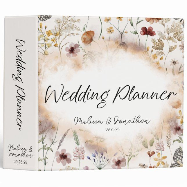 Elegant Vintage Floral Wedding Planner