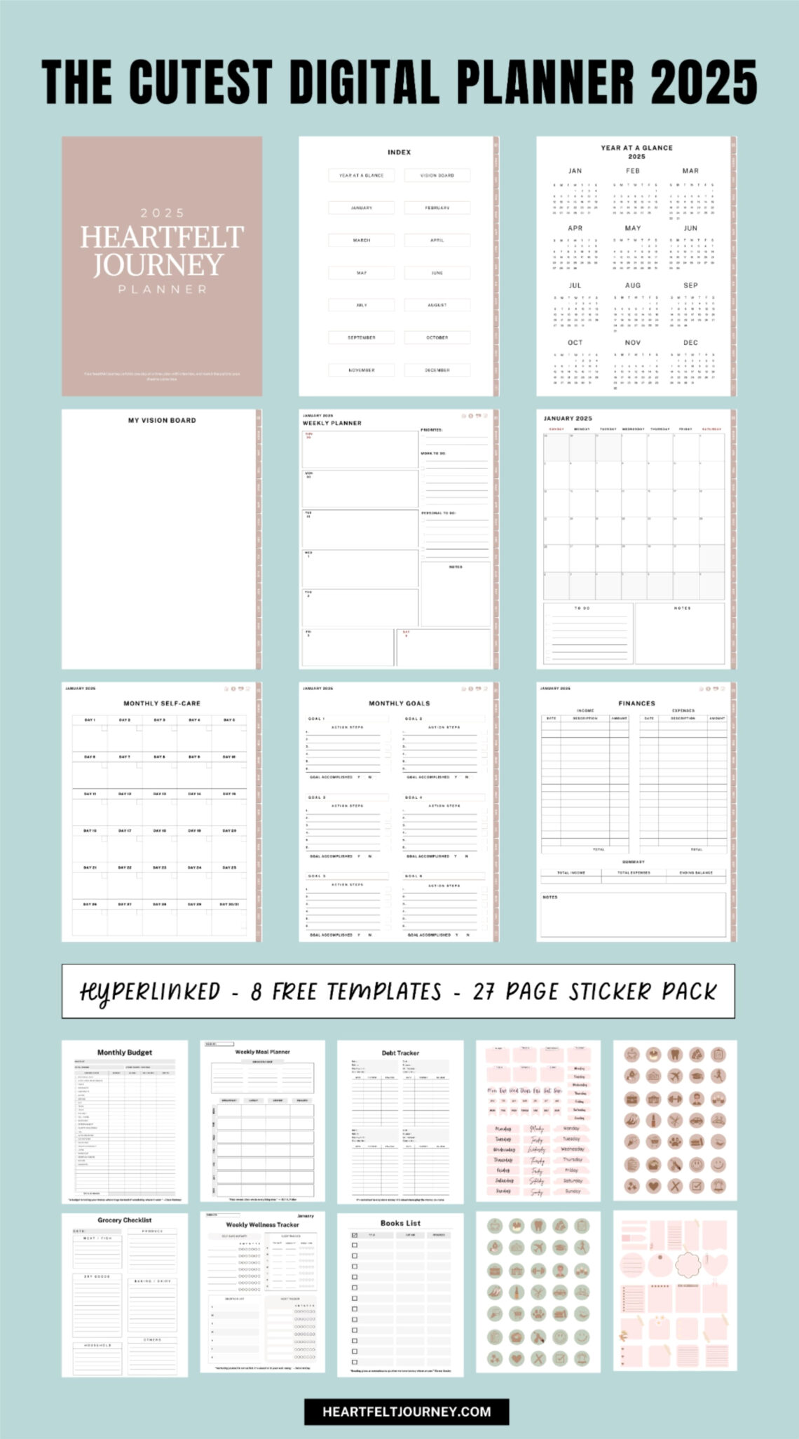 Unlock 2025 in Style With Your FREE Digital Planner