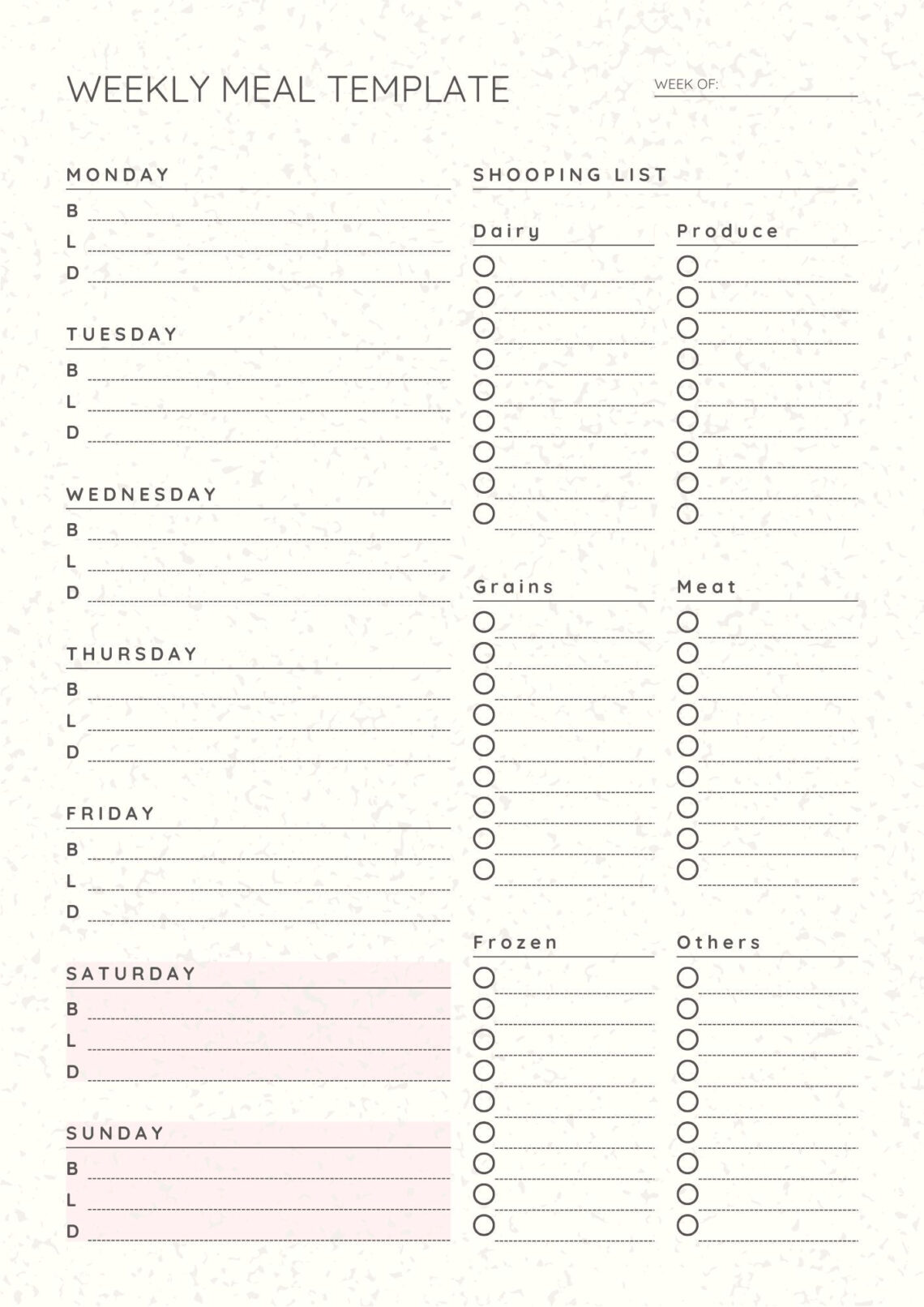 Easiest Meal Planning Templates to Save Time