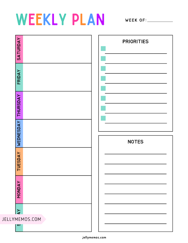 Free Weekly Planner Printable: Cute & Organized in Minutes