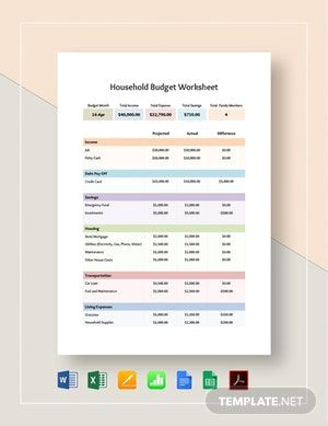 Slash Expenses with Free Budget Templates for Apple Numbers