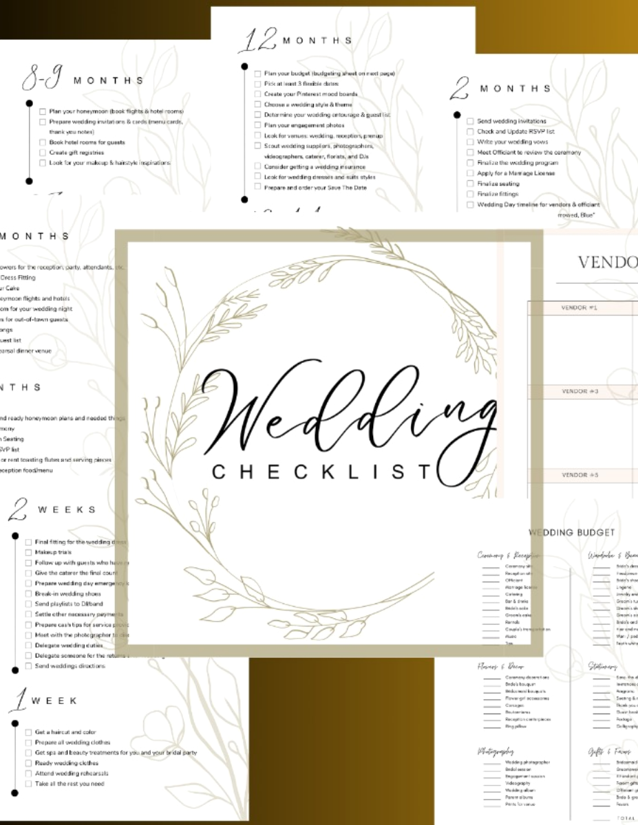 30-Day Wedding Planner: Organize Your Dream Day