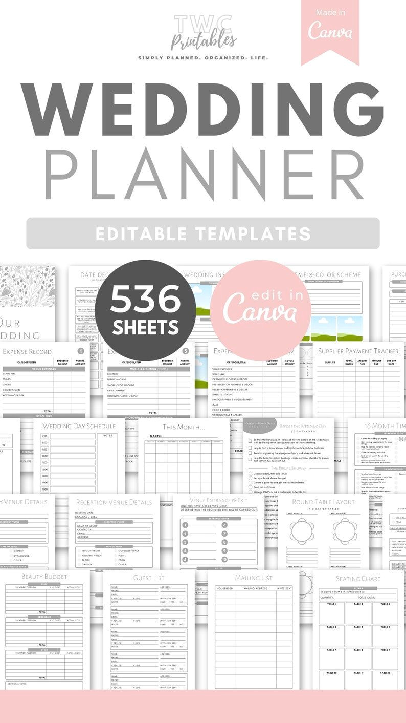 Etsy-Inspired Wedding Templates for a Chic DIY Bride