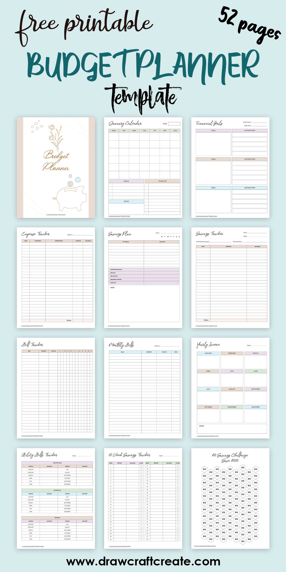 Transform Your Finances with This FREE 52-Page Budget Planner