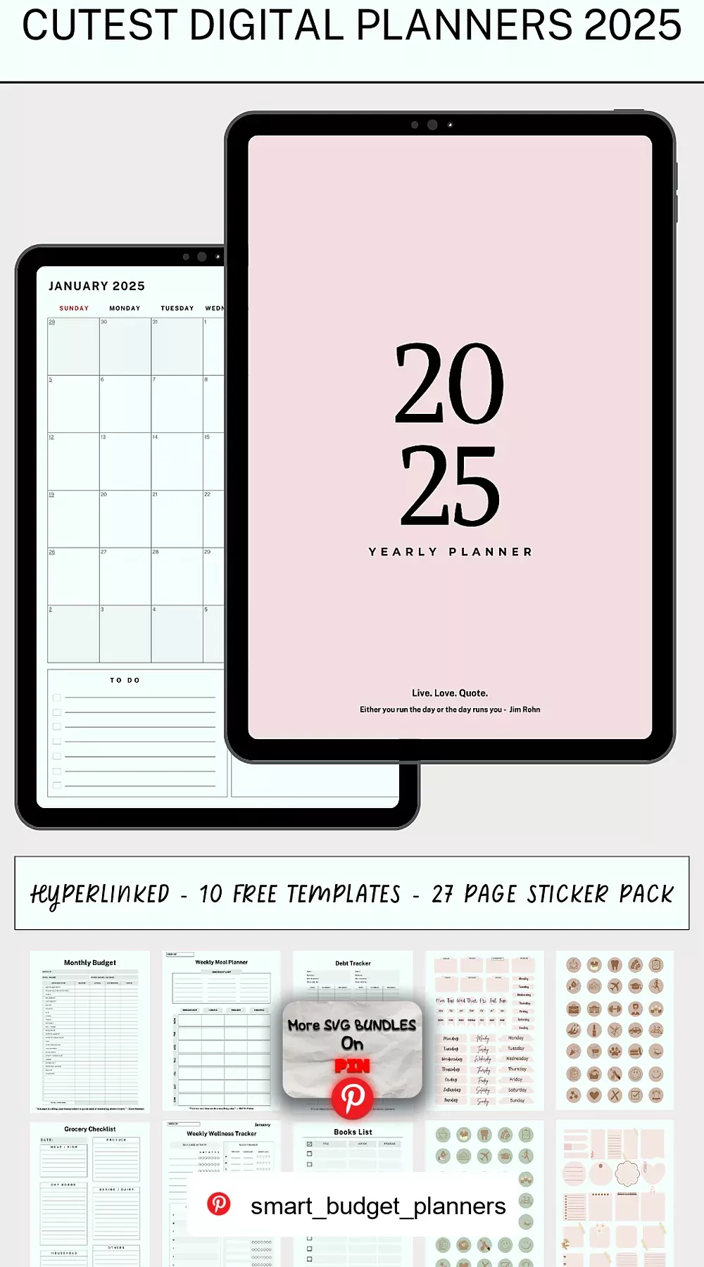 Get Your FREE 2025 Digital Planner: 10 Templates & Fun Stickers
