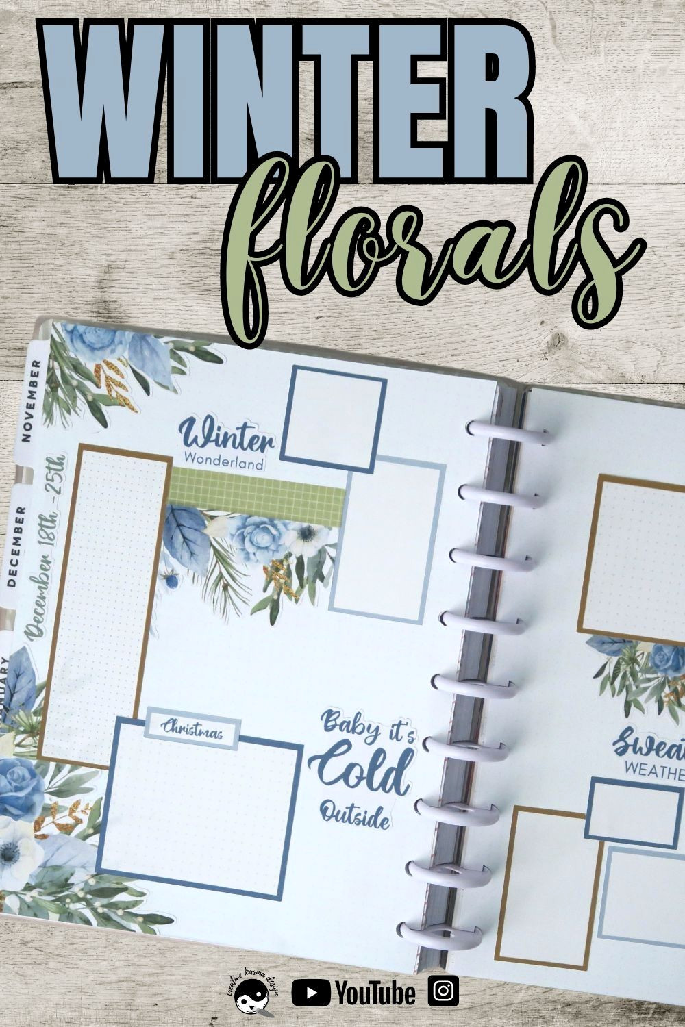Blooming Winter Journal: Plan With Me
