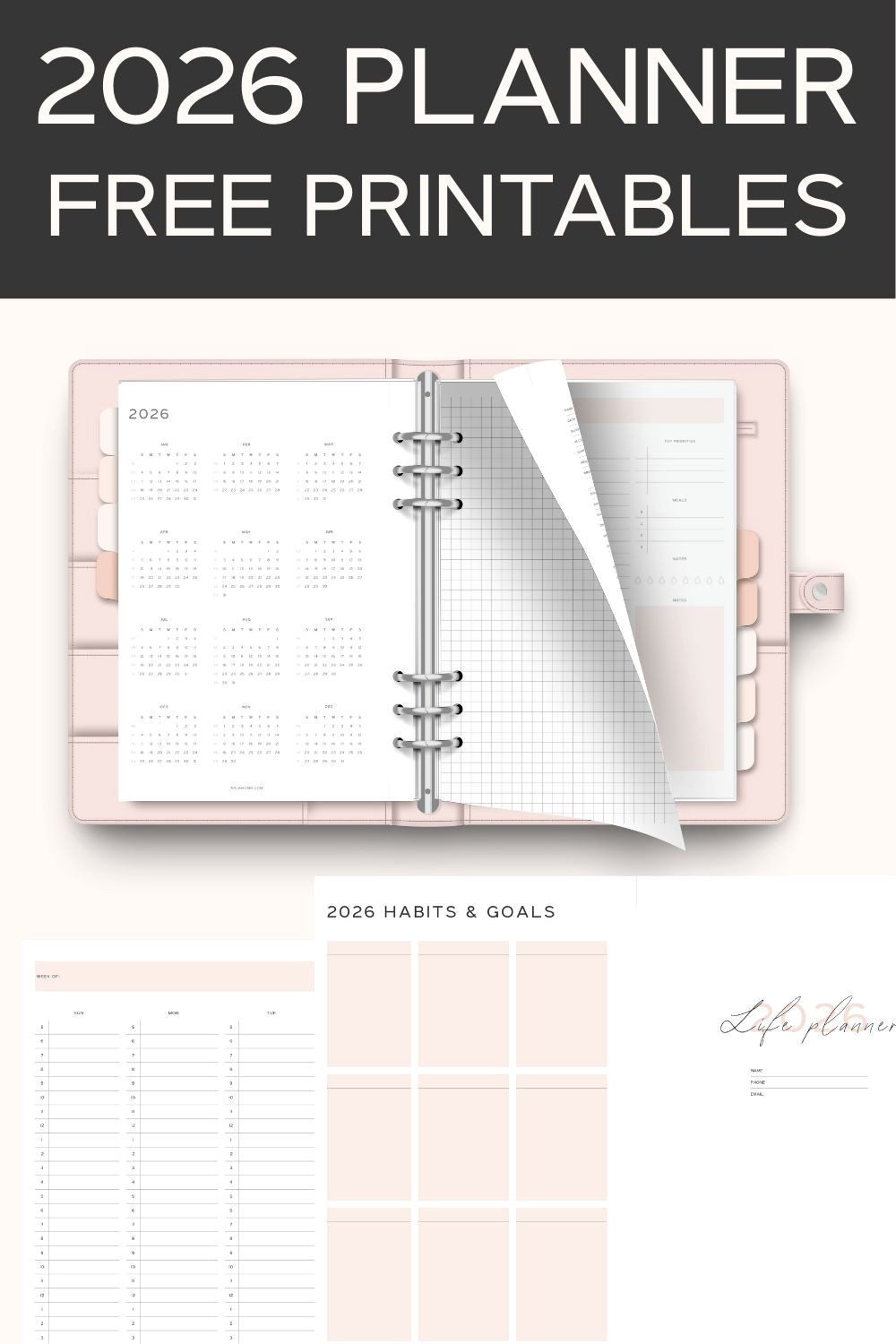 Free 2026 Planners: Printable Templates for Instant Organization