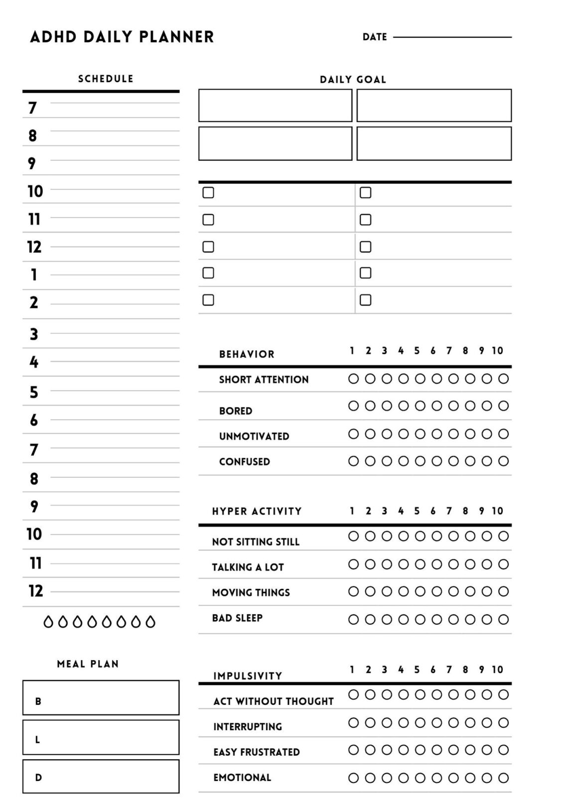 Simplify Your ADHD Chaos with This Customizable Planner