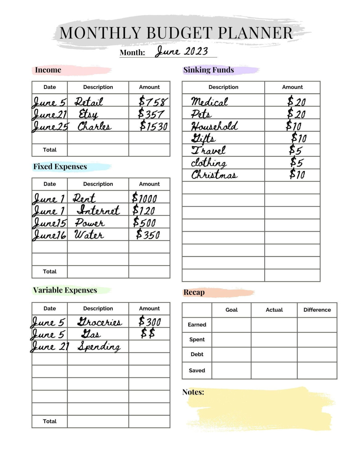 Unlock Financial Freedom with Our Monthly Budget Planner