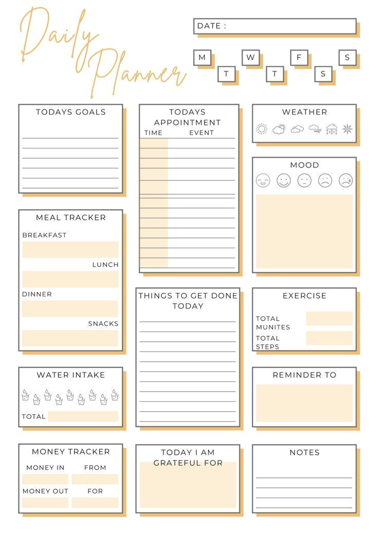 Master Your Day with This Simple Habit Tracker