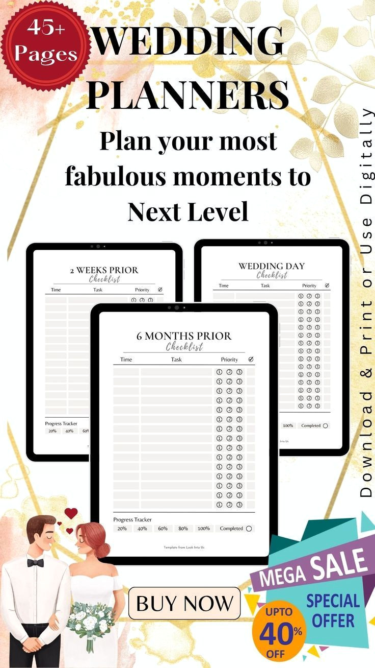 Plan Your Dream Wedding with Our FREE Checklist Guide