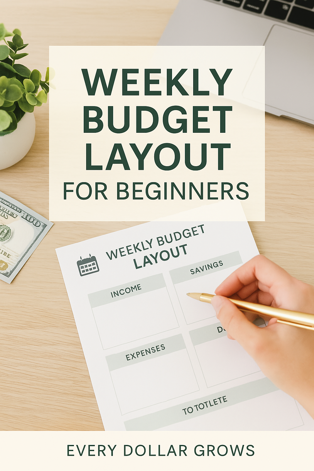 Simple Budgeting for Beginners — Master Your Weekly Money Tracker