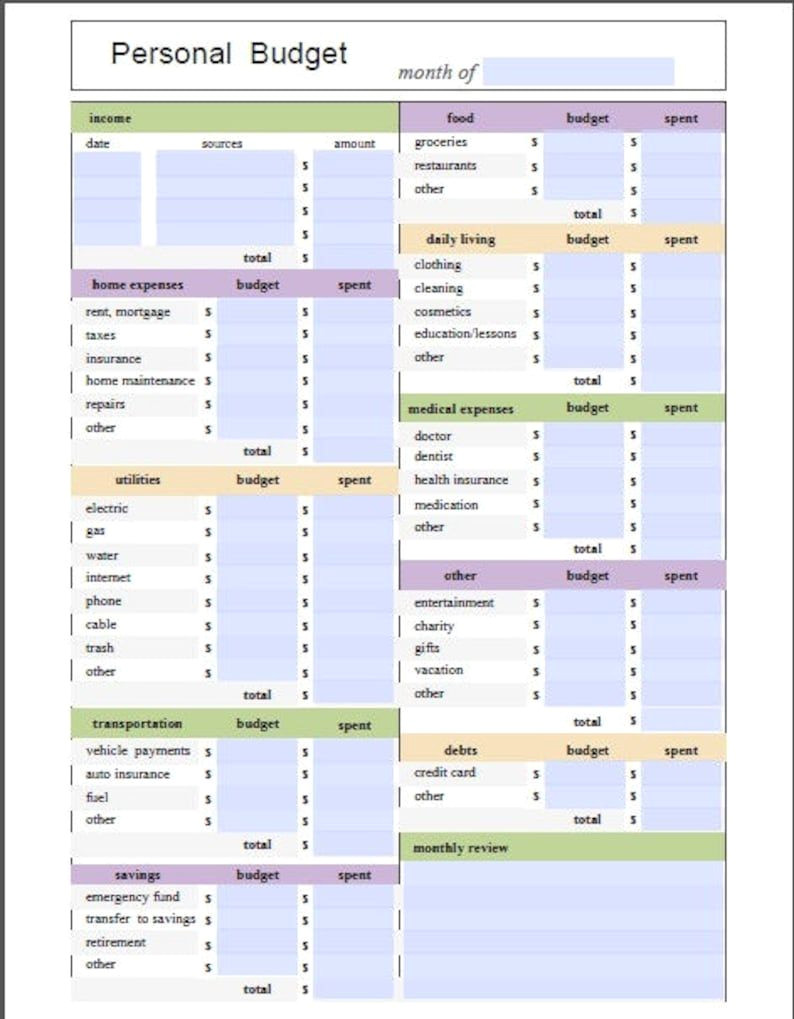 Slam Your 2024 Finances into Shape with Our Monthly Budget Guide