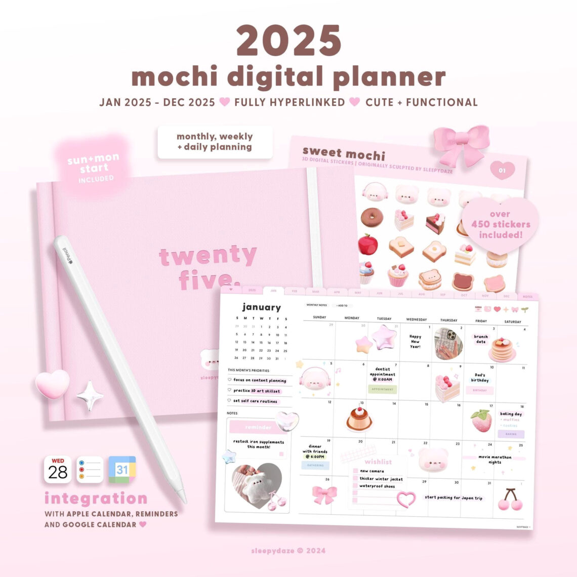 Boost Productivity in 2025 with Your FREE Digital Planner