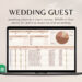 Wedding Guest Tracker & Organizer in One Handy Spreadsheet