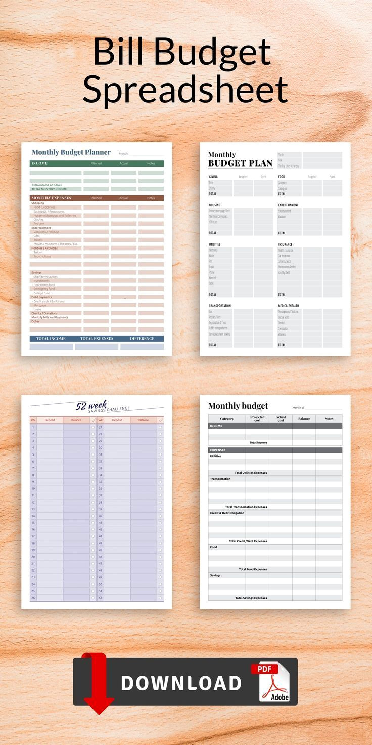 Master Your Finances with This Easy Bill Tracker