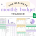 Easy Budget Tracker: Purple Green Google Sheets Template