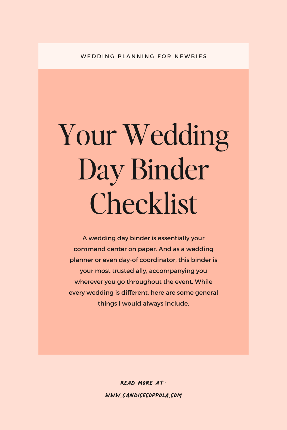 Wedding Day Done Right: Essential Planner Checklist