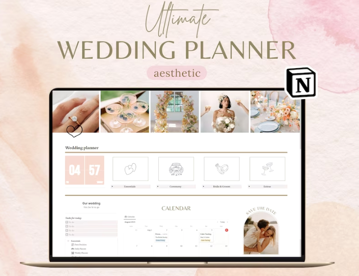 Elevate Your Wedding Planning with Our Dreamy Planner Template