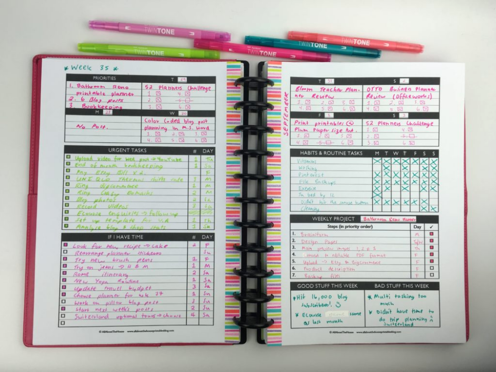 My 7 Fave Weekly Planners That Actually Work