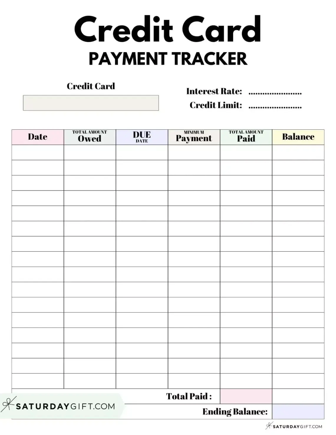 Sneakily Pay Off Debt with This Free Printable Tracker