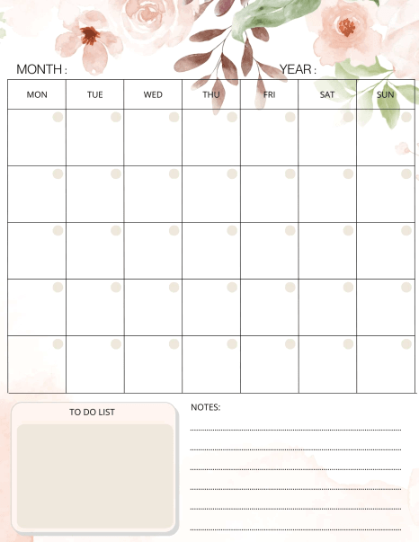 Get Your Free Undated Planner Template Today!