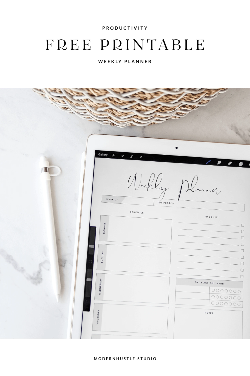 10-Minute Weekly Planning Hack