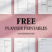 Instant Planner Makeover: 20 Free Printables