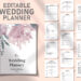 Wedding Planner Printable Checklist for Brides