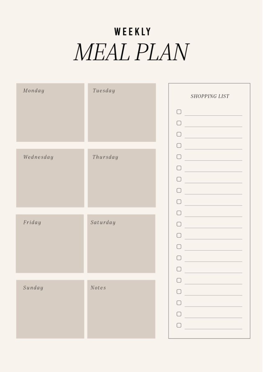 Easy Meal Prep: 7-Day Plan